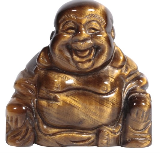 Happy Buddha Figurine for Good Luck and Happiness Fengshui Home Decoration